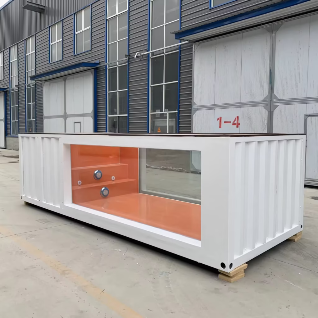 20ft Container Swimming Pool With Fiber Glass Windows