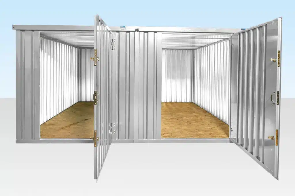 4M X 4.2M Side Linked Flat Pack Container Bundle (Powder Coated)