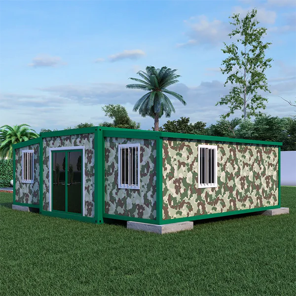 20ft 40ft Luxury Modern Expandable 3 in 1 Prefab Container House
