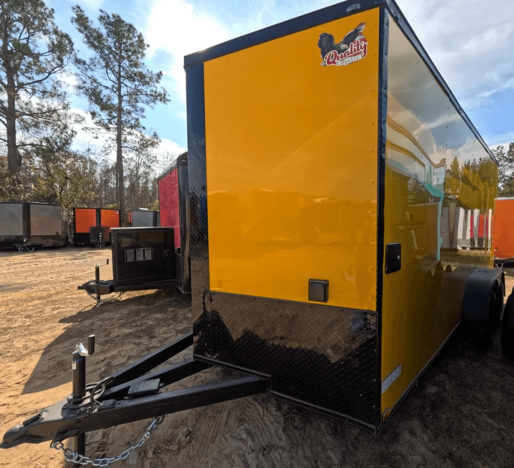 7×16 TA YELLOW CONCESSION TRAILER