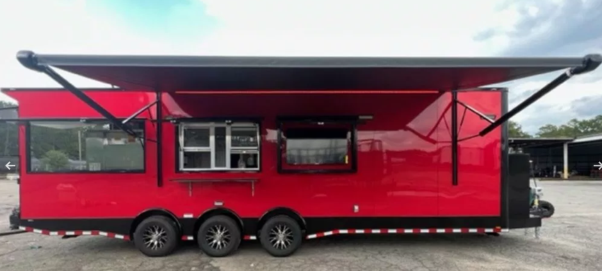 8.5×30 PREMIUM CONCESSION TRAILER W/ EQUIPMENT (#RCT-855)