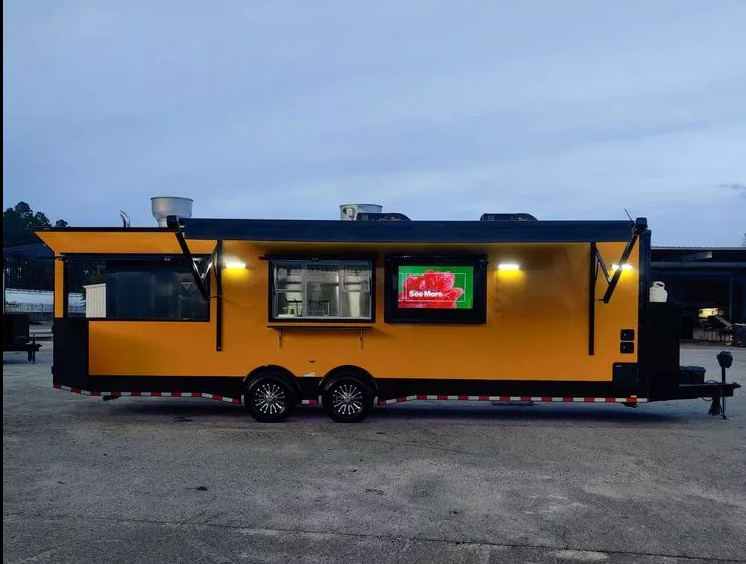 8.5×28 PREMIUM TURNKEY BBQ TRAILER W/ SMOKER – (#RCT-901)