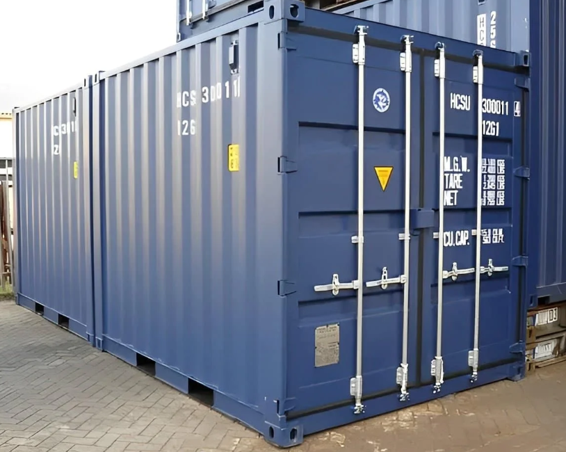 10ft x 8ft One Trip Blue Shipping Container