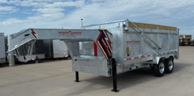 2026 Triumph Trailers GD10-TA 7’X16′-20K-GN-4 Dump Trailer-4′ Sides