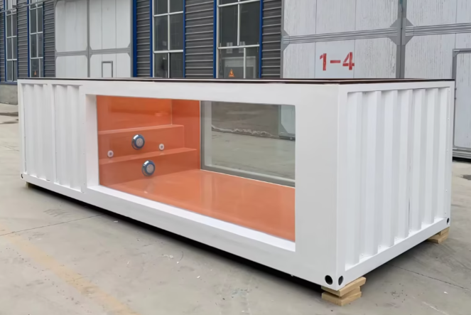 20ft Container Swimming Pool with Fiberglass Window