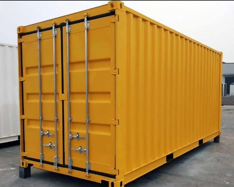 30ft x 8ft One Trip Shipping Container – Yellow
