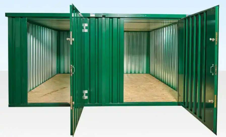 4m x 4.2m Side Linked Flat Pack Container Bundle